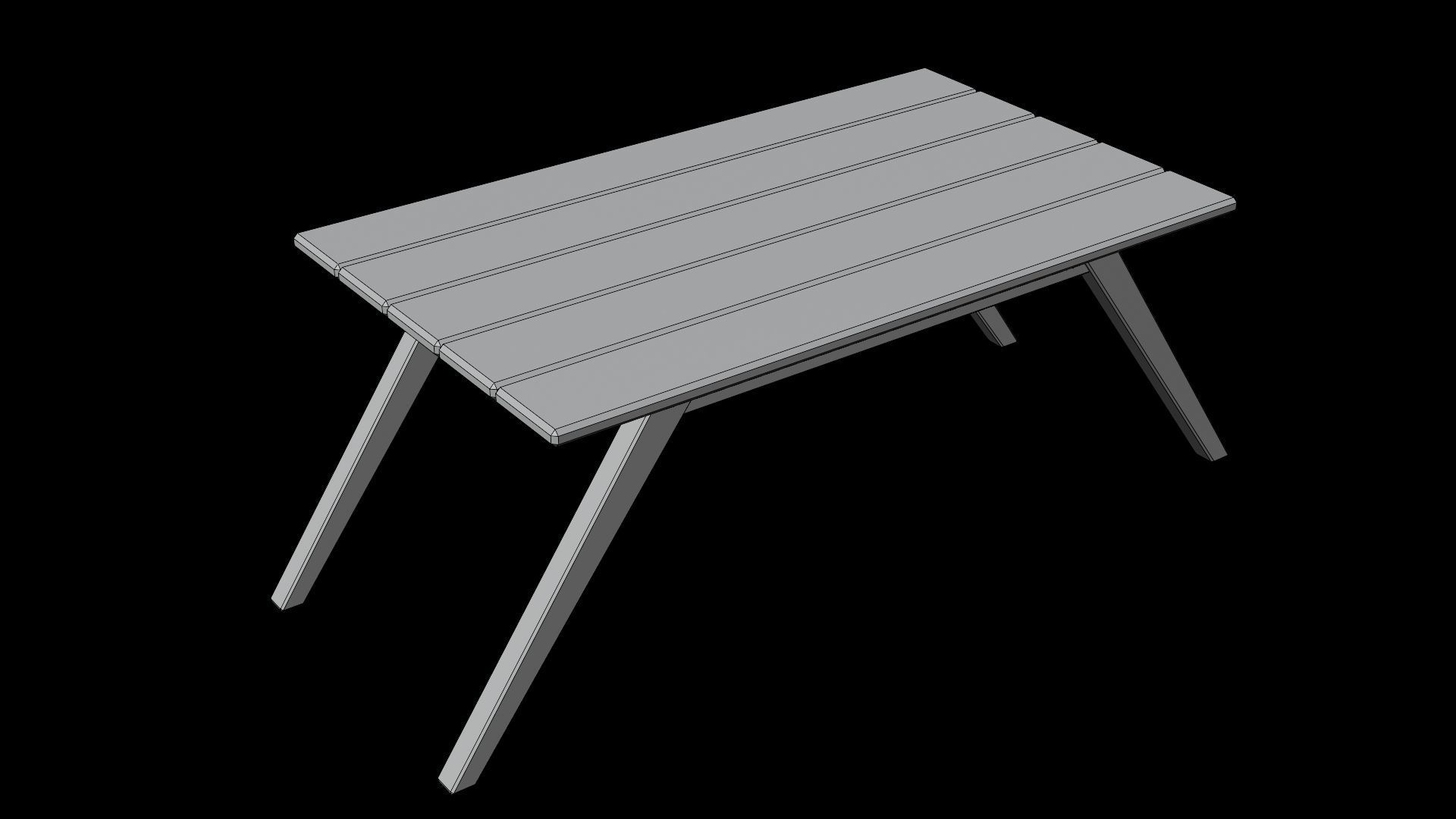 PBR WOOD FURNITURES - Collection 01  - 4K Textures Game Ready Low-poly 3D model_20