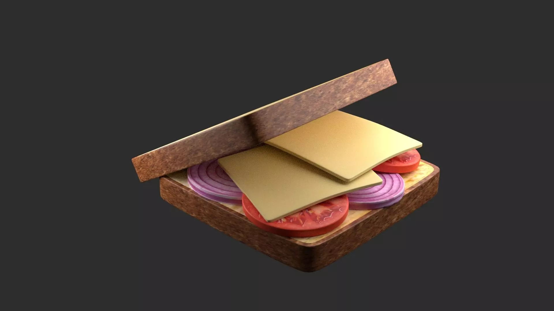 Sandwich 3D Model 3D print model_0