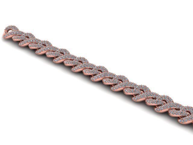 Infinity chain link 3D model_1