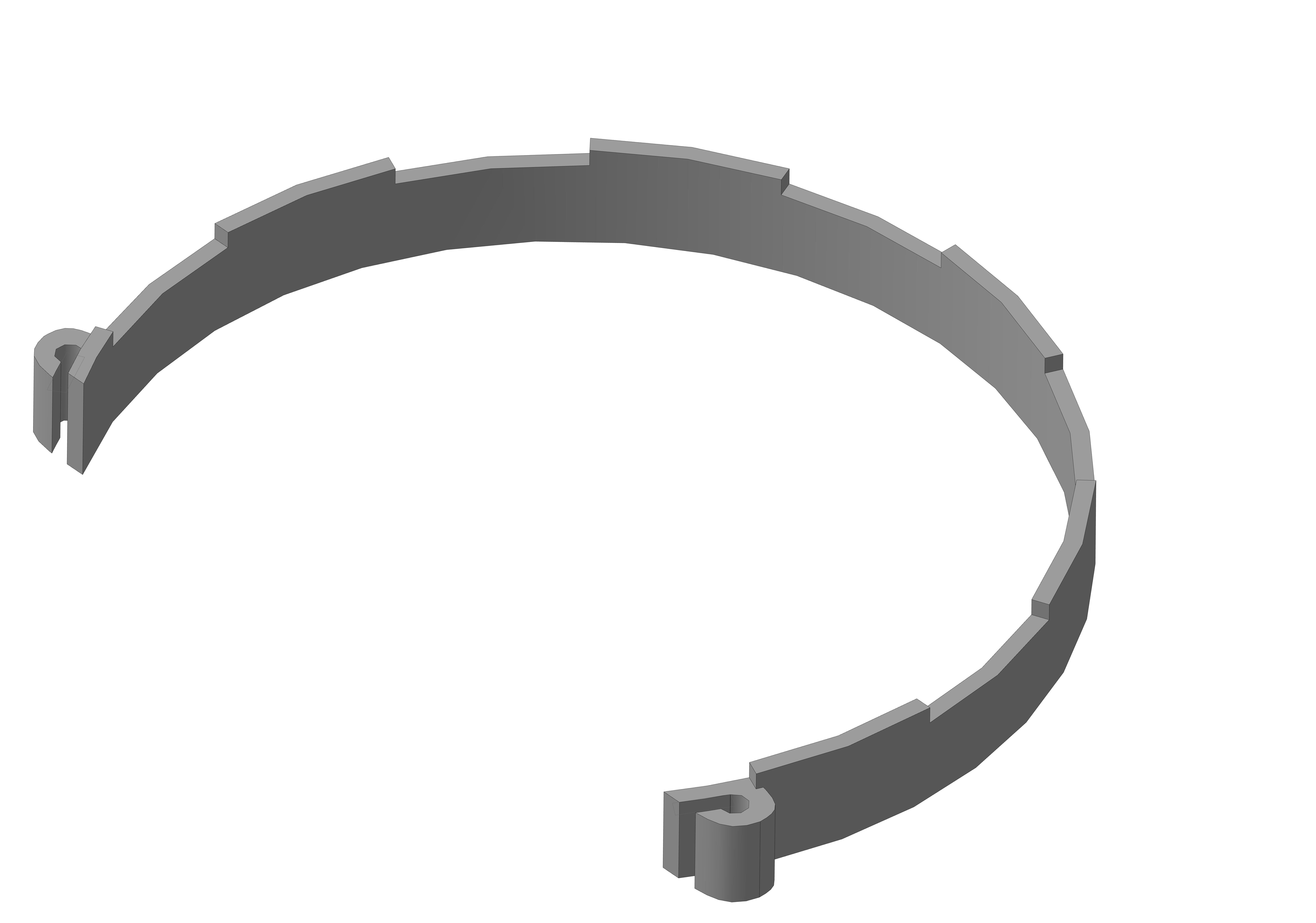 ANGLE DISK GRINDER FUME HOOD 230MM 3D print model_3