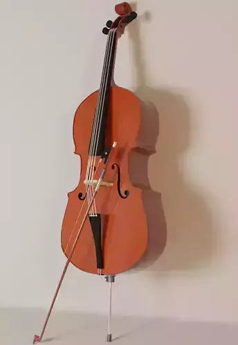 Blender Cello 3D 3D model