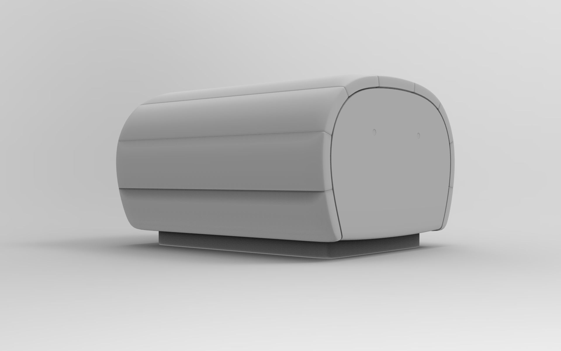 Jule Pouf Low-poly 3D model_8