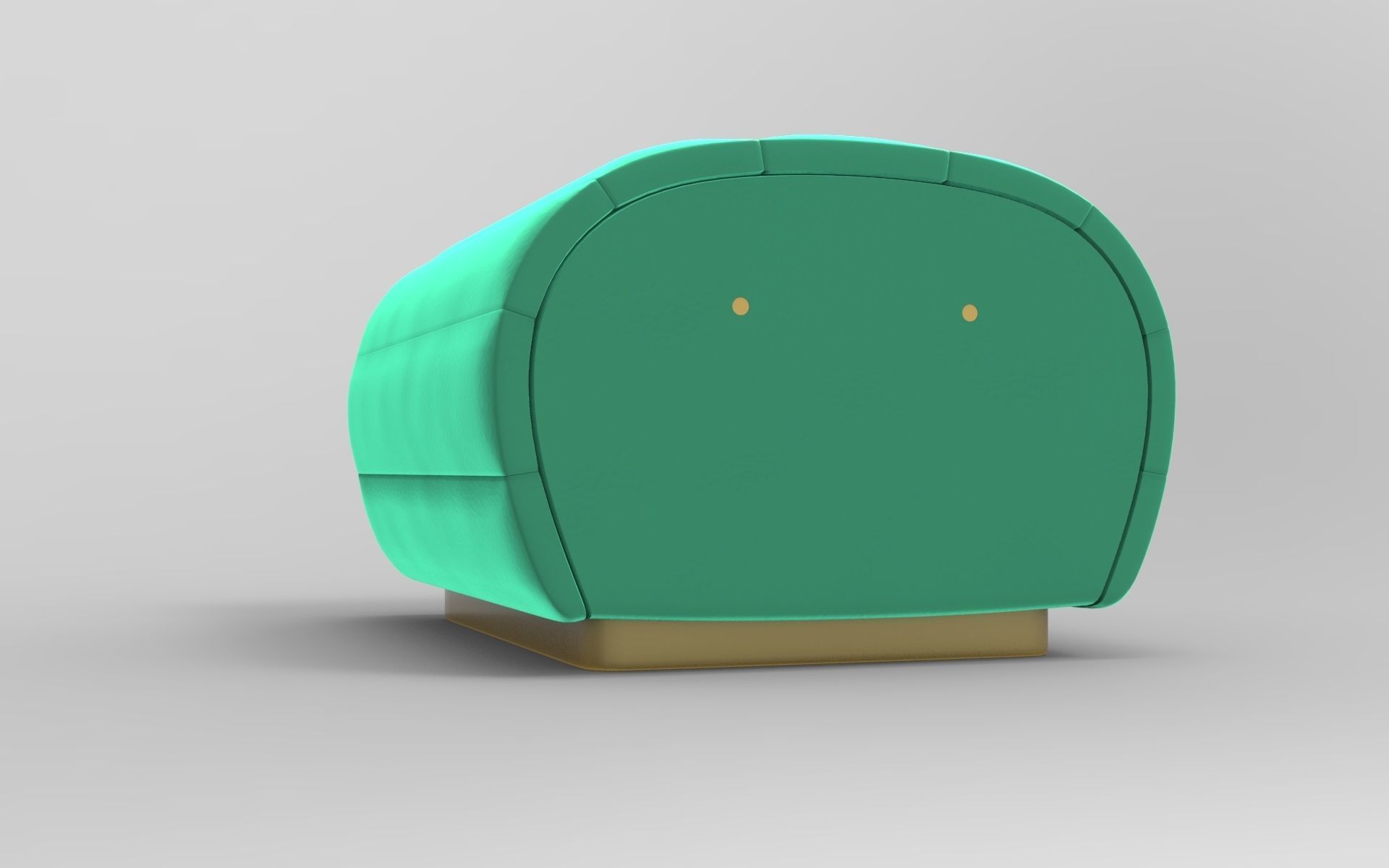 Jule Pouf Low-poly 3D model_2