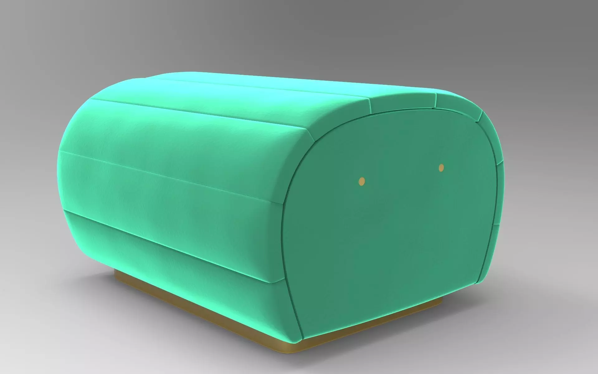 Jule Pouf Low-poly 3D model_0