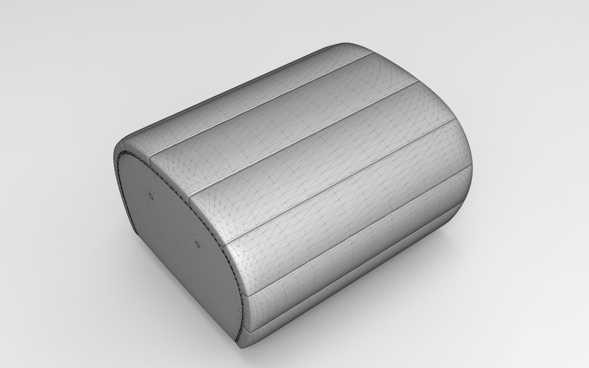 Jule Pouf Low-poly 3D model_6