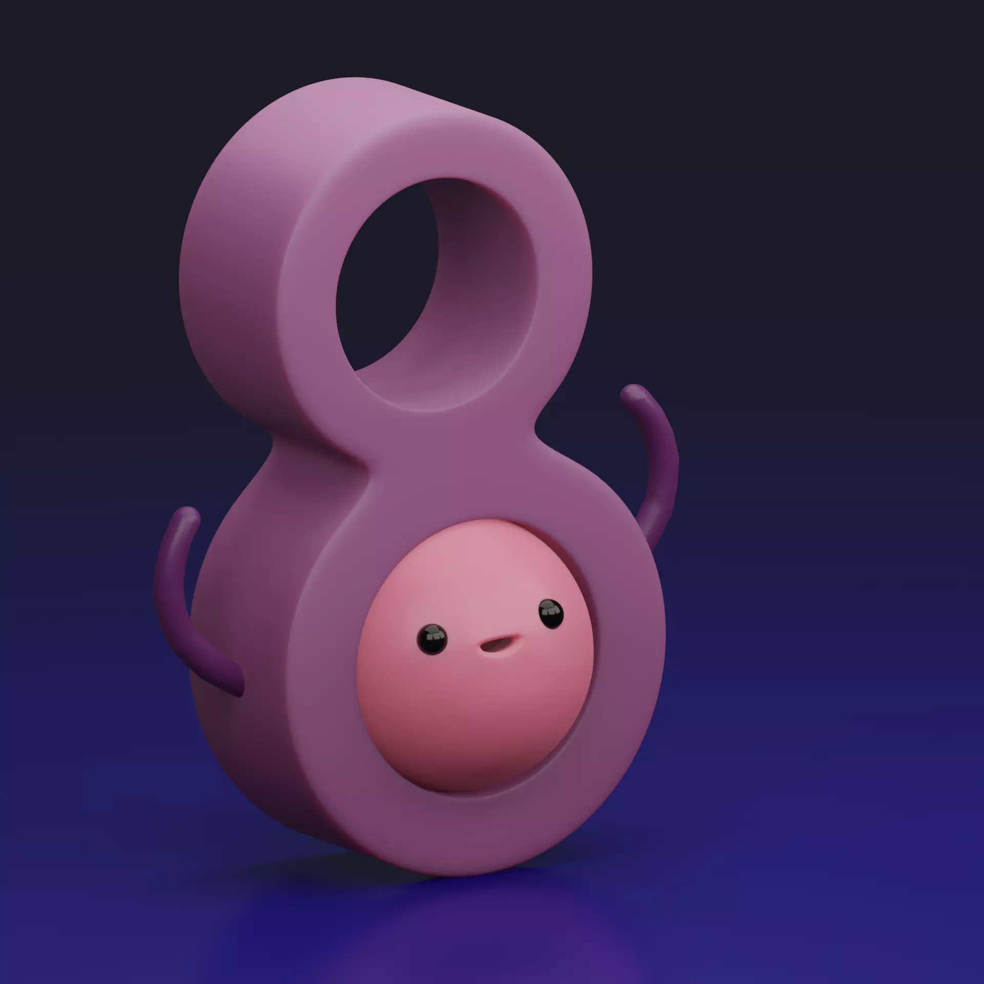 Eight Free 3D model