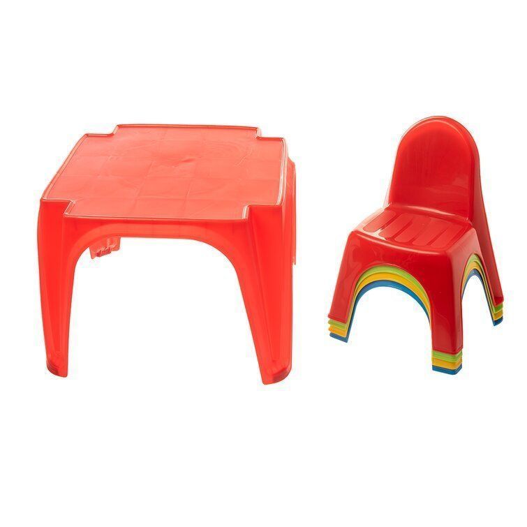 Karissa Kids Table and Chair Set 3D model_6