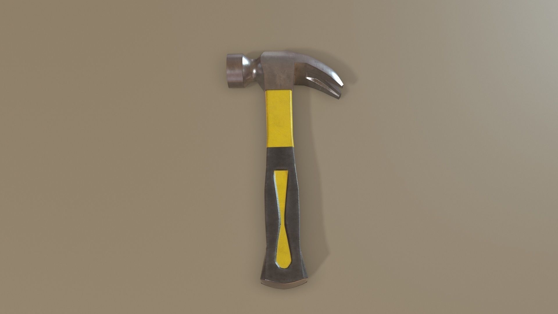Tool Kit with Crowbar Low-poly 3D model_2