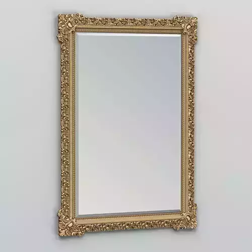 Rectangle mirror frame 020 3D model