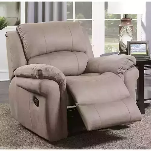 Arles Wide Faux Leather Standard Recliner - 5 Colour 3D model