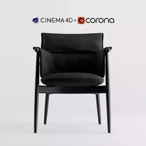 E015 Embrace Lounge Chair by  C4D and Corona Render 
