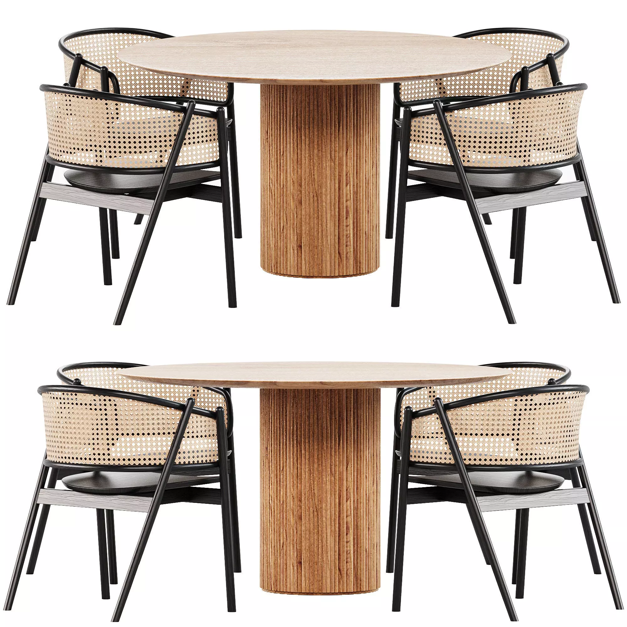 dining set 03 3D model