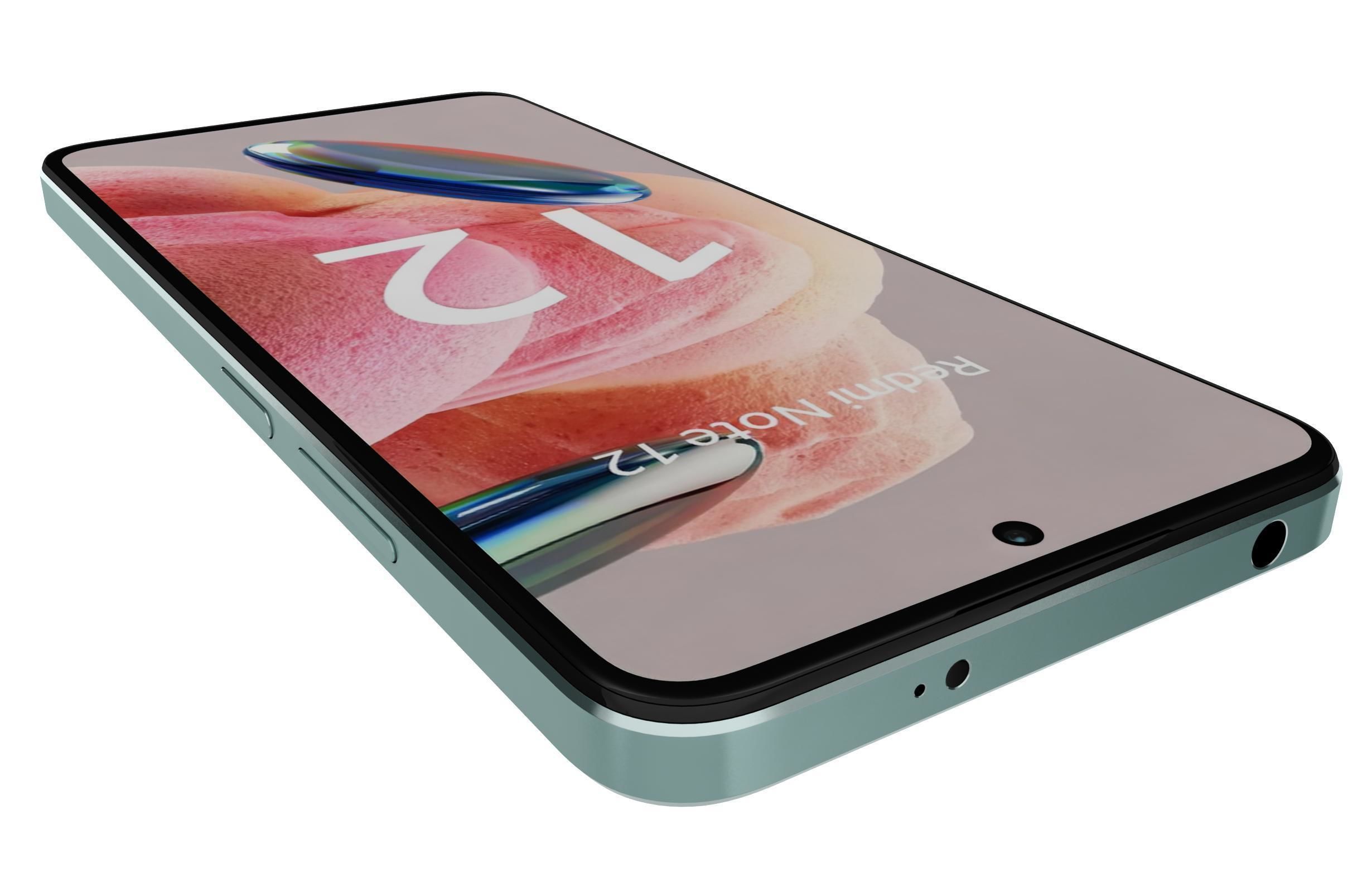 Xiaomi Redmi Note 12 4G Green 3D model_13