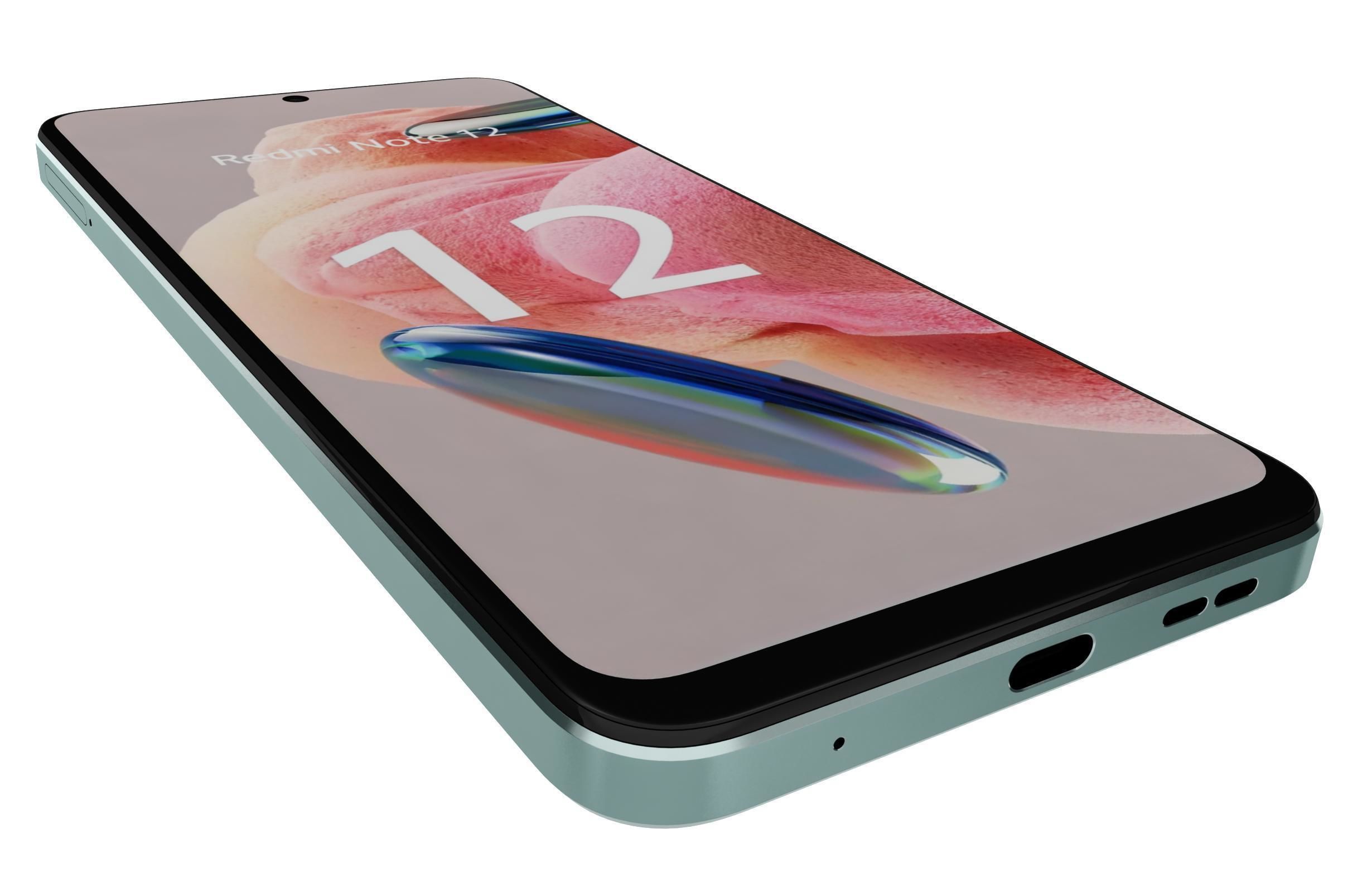 Xiaomi Redmi Note 12 4G Green 3D model_12