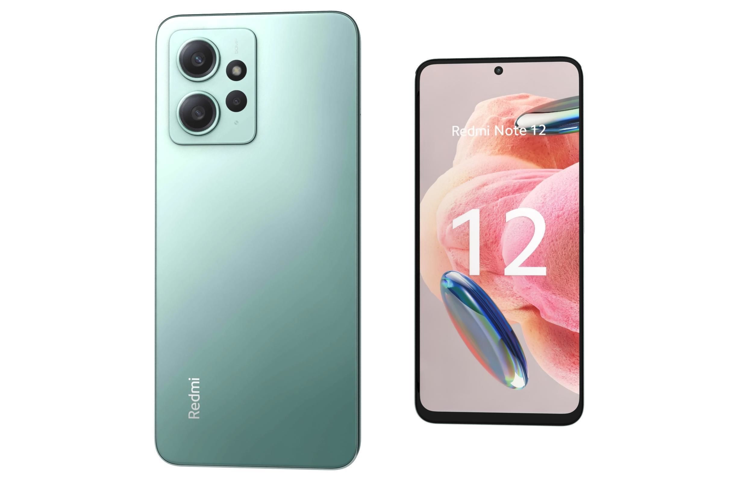 Xiaomi Redmi Note 12 4G Green 3D model_10