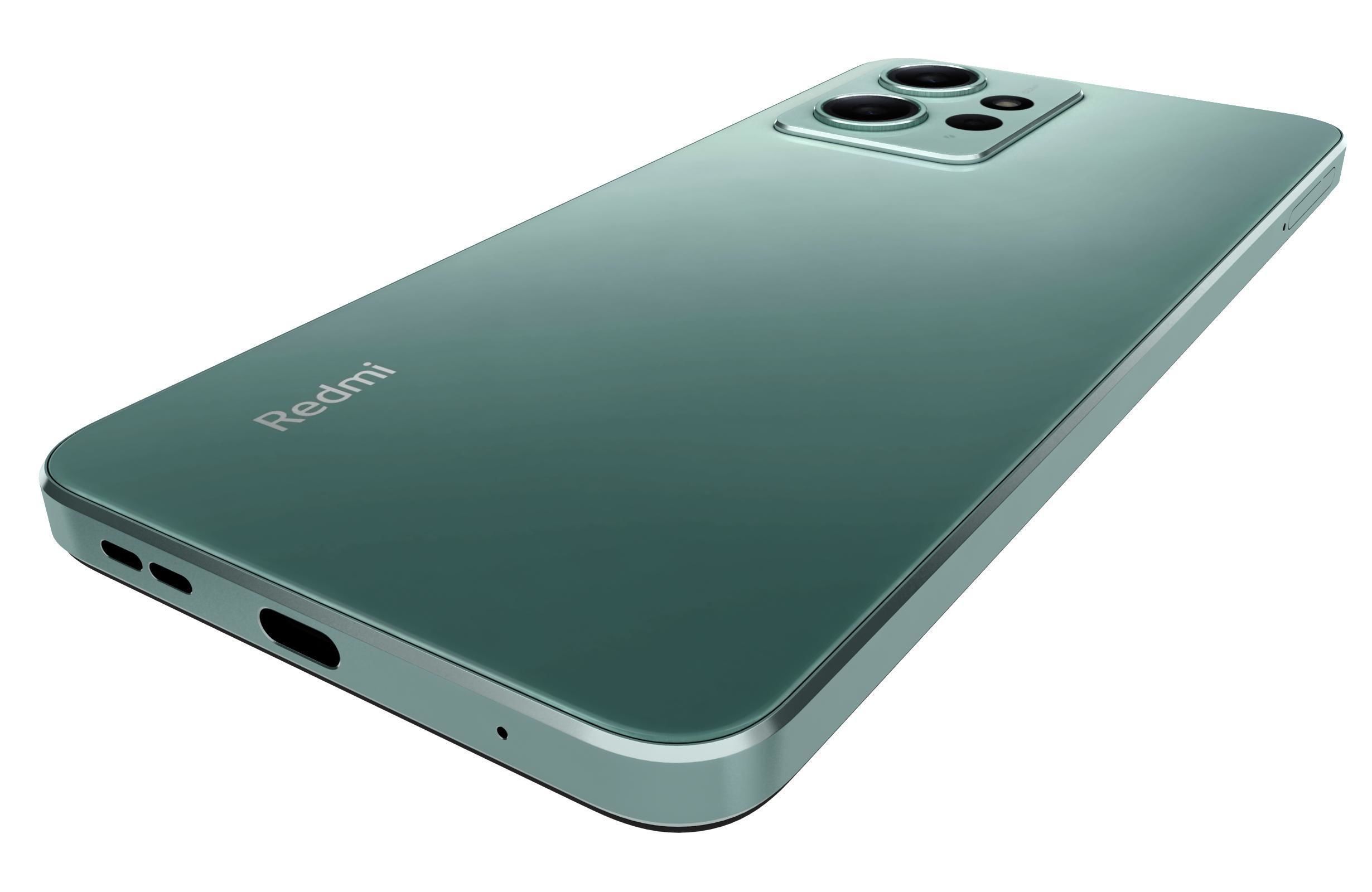 Xiaomi Redmi Note 12 4G Green 3D model_14