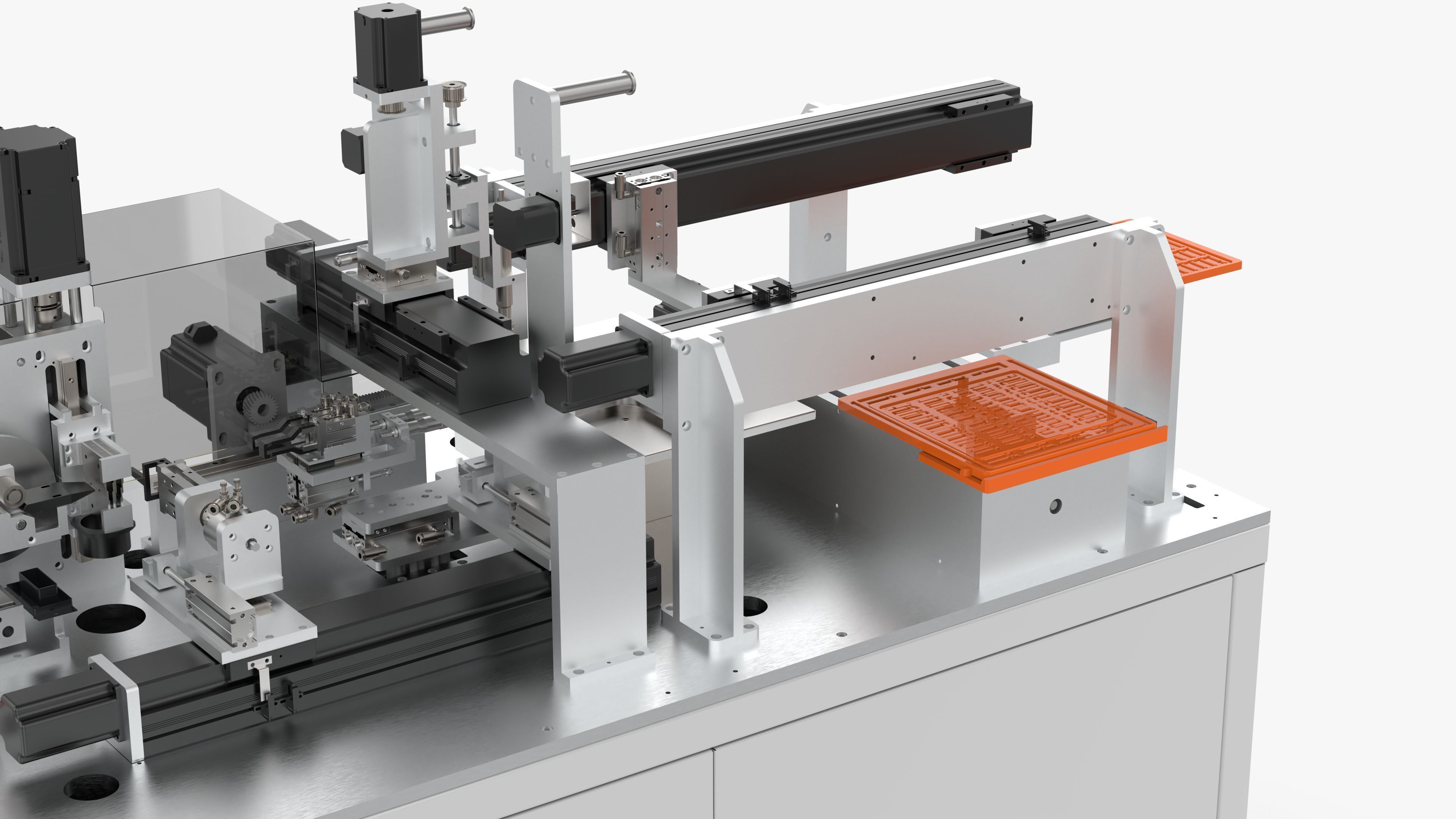 Fully Automatic Dipping Tin Soldering Machine 3D model_14