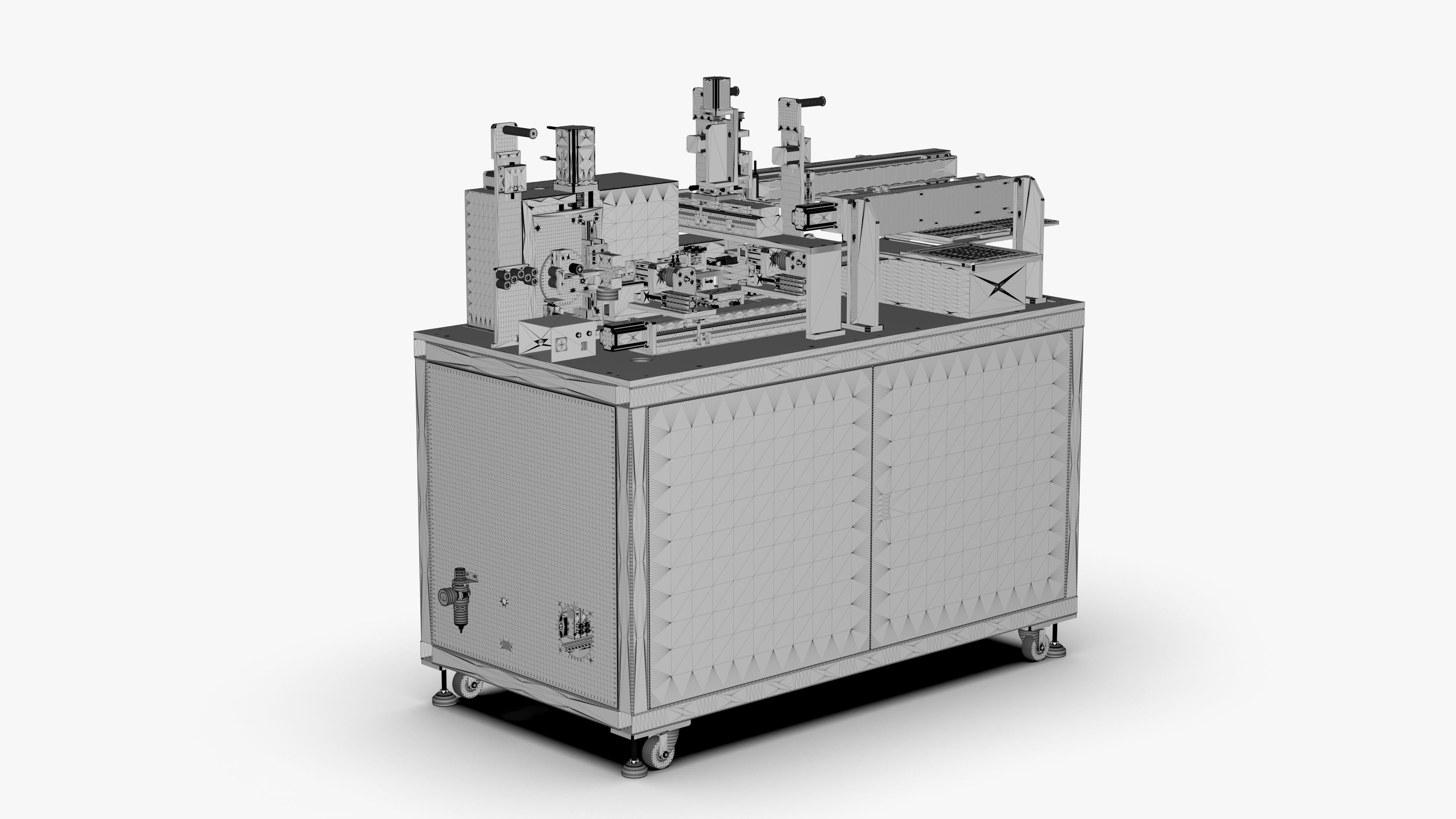 Fully Automatic Dipping Tin Soldering Machine 3D model_19