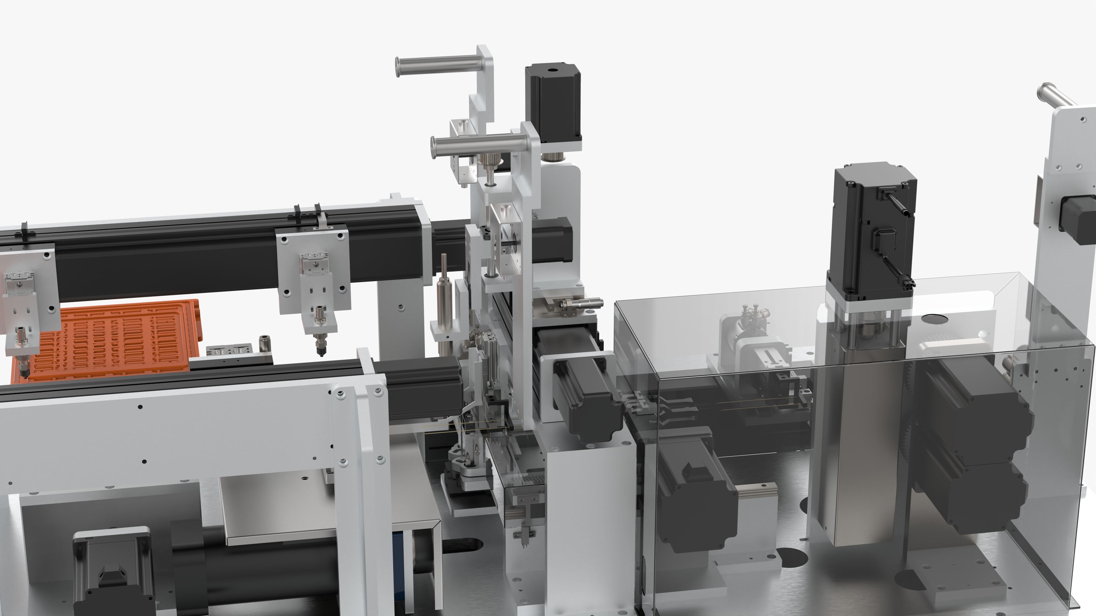 Fully Automatic Dipping Tin Soldering Machine 3D model_16