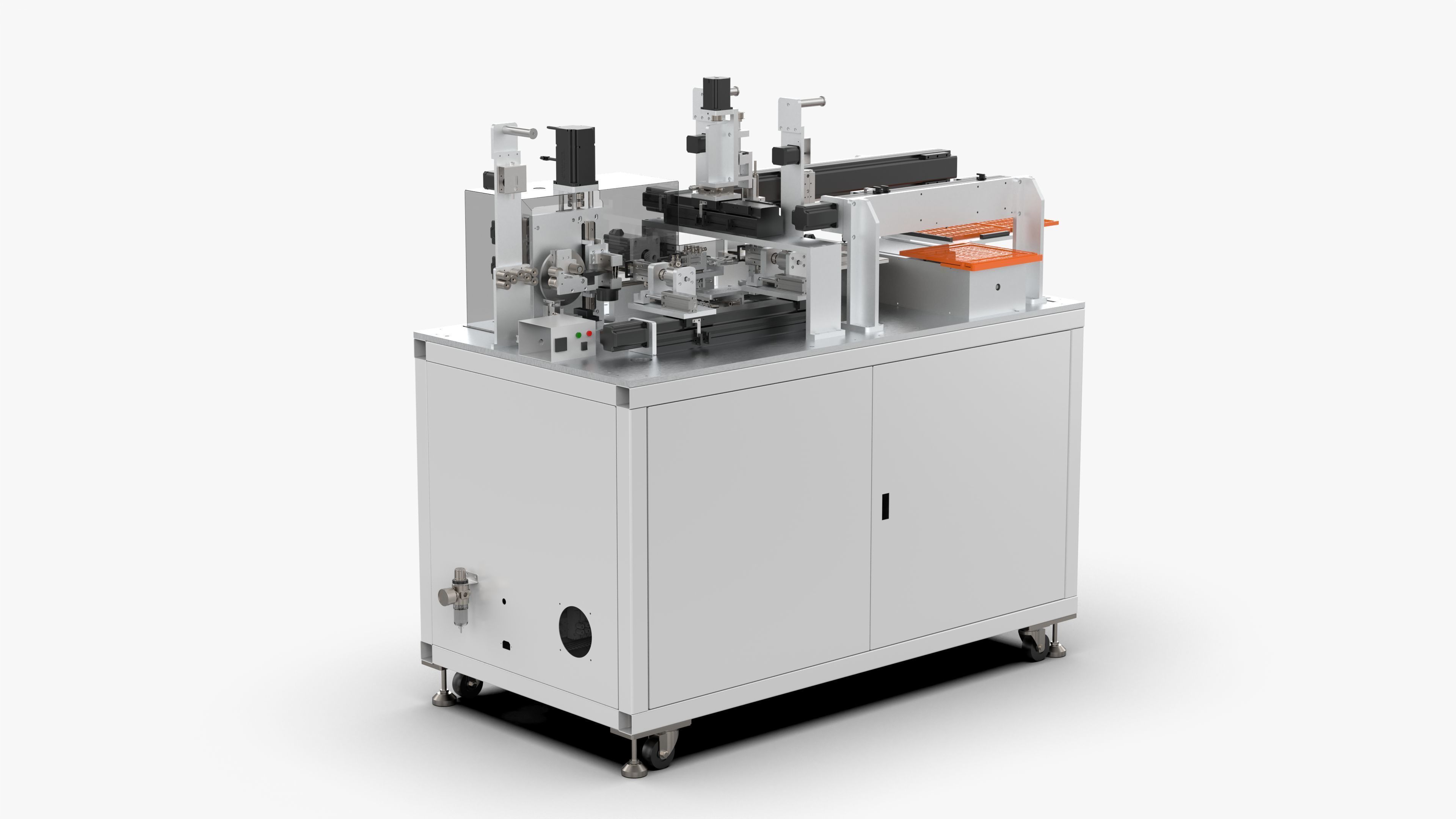 Fully Automatic Dipping Tin Soldering Machine 3D model_1