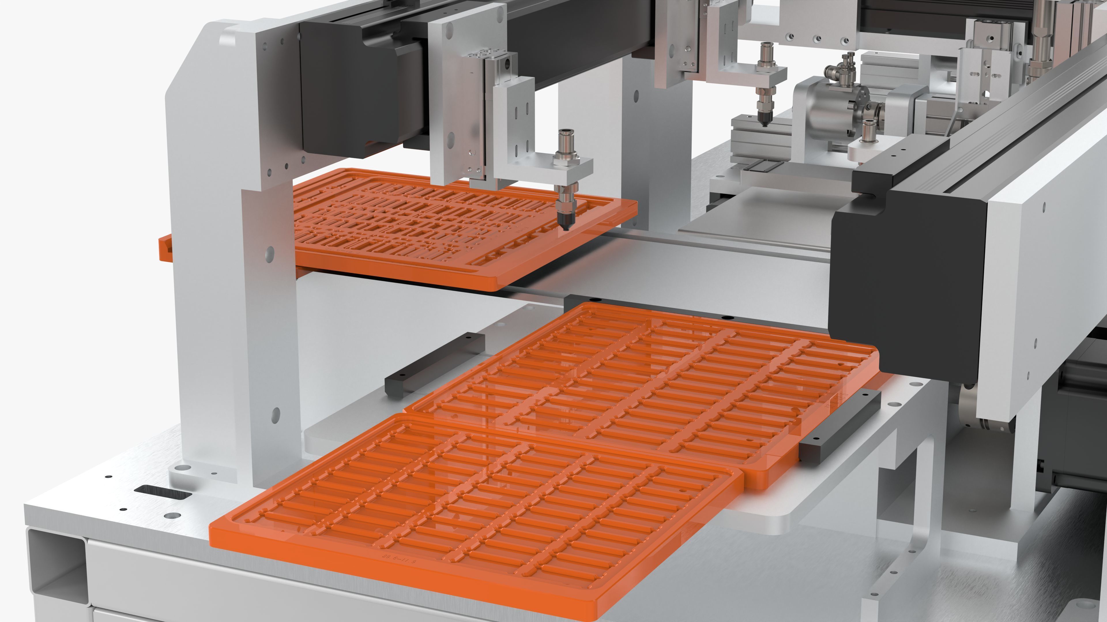 Fully Automatic Dipping Tin Soldering Machine 3D model_17