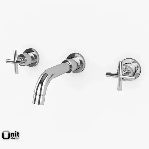 Wall-mount Washbasin Tap Helix series by Hudson Reed