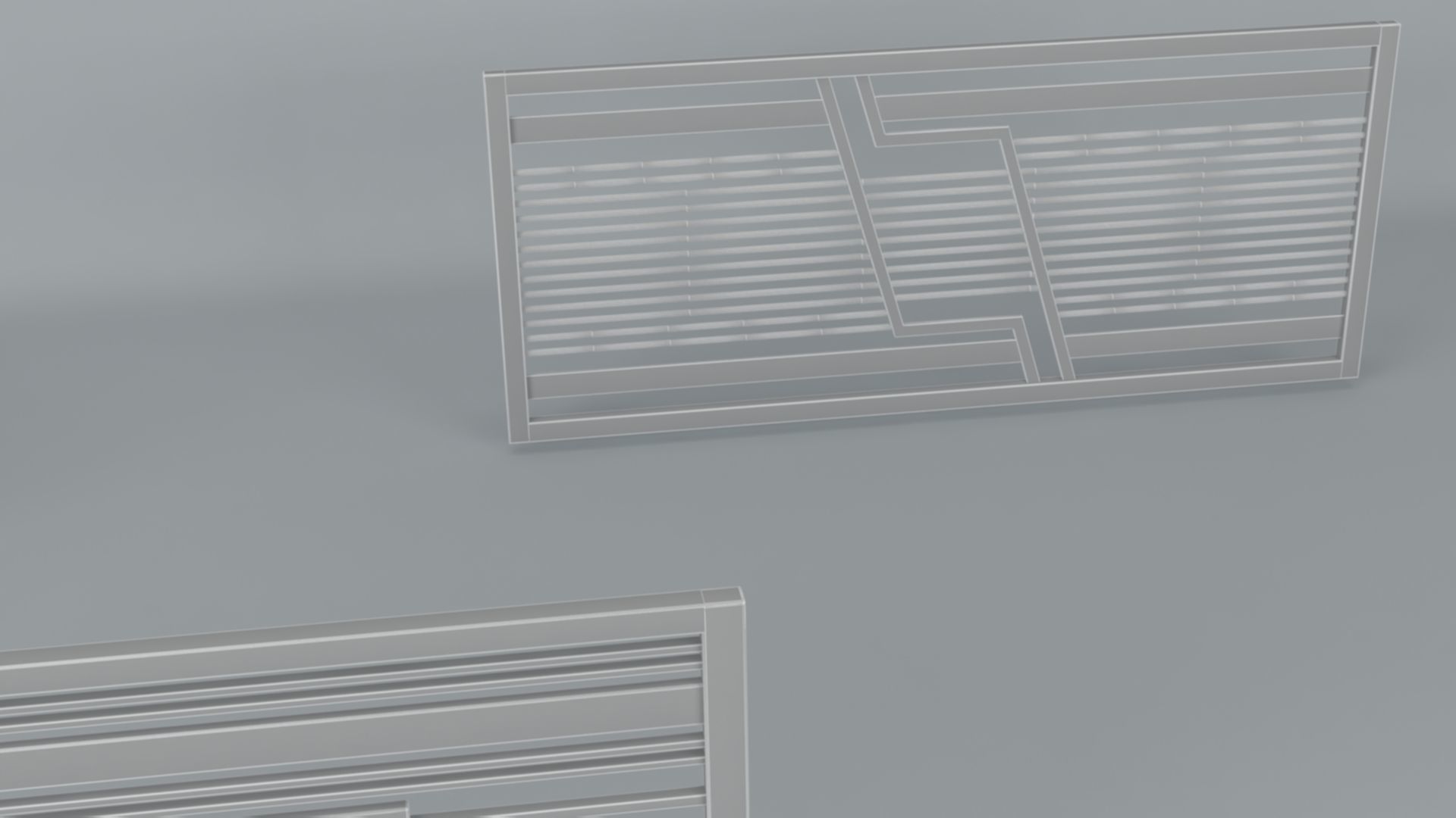 Modern Fences 3D model_18