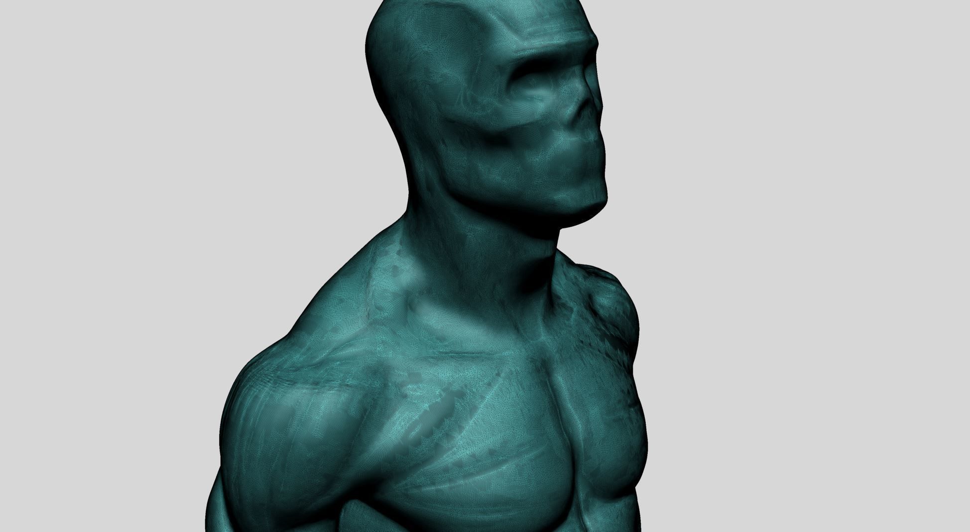 Male Upper Body for 3DPrint 3D print model_12
