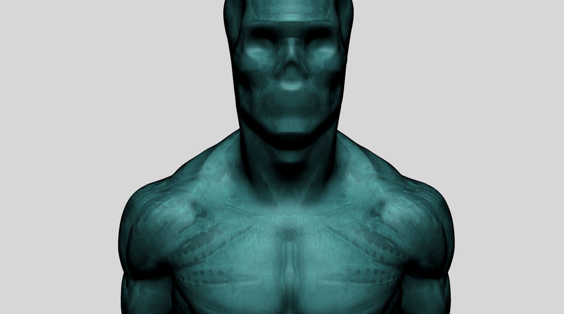 Male Upper Body for 3DPrint 3D print model_14