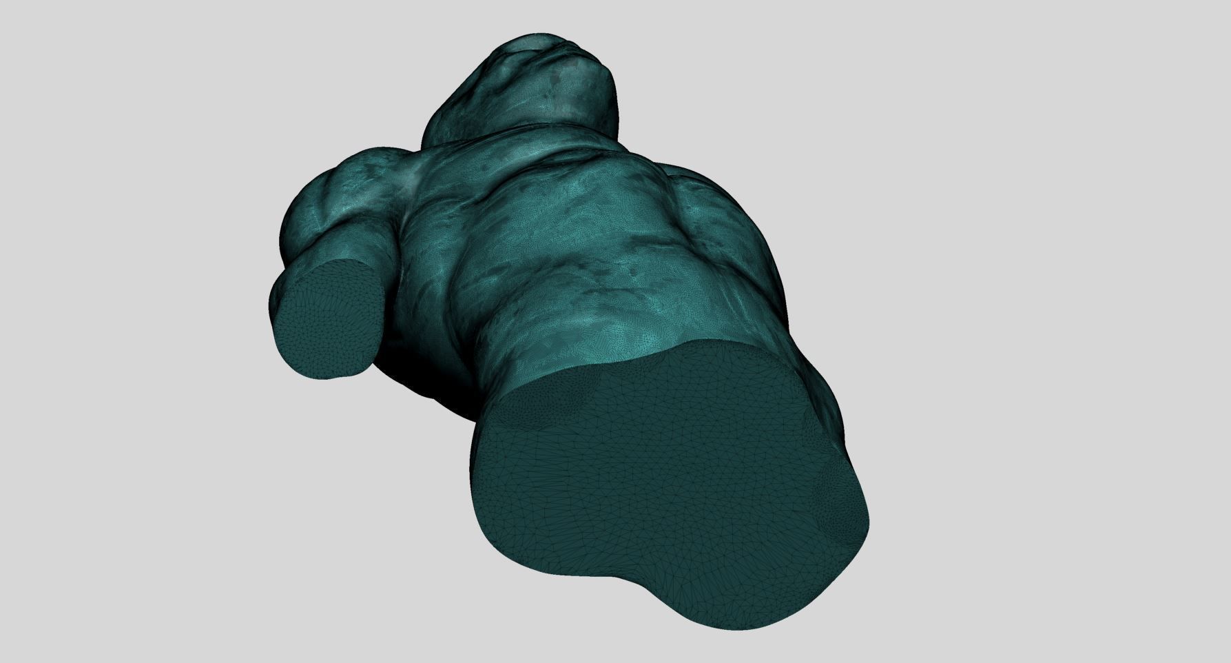 Male Upper Body for 3DPrint 3D print model_13