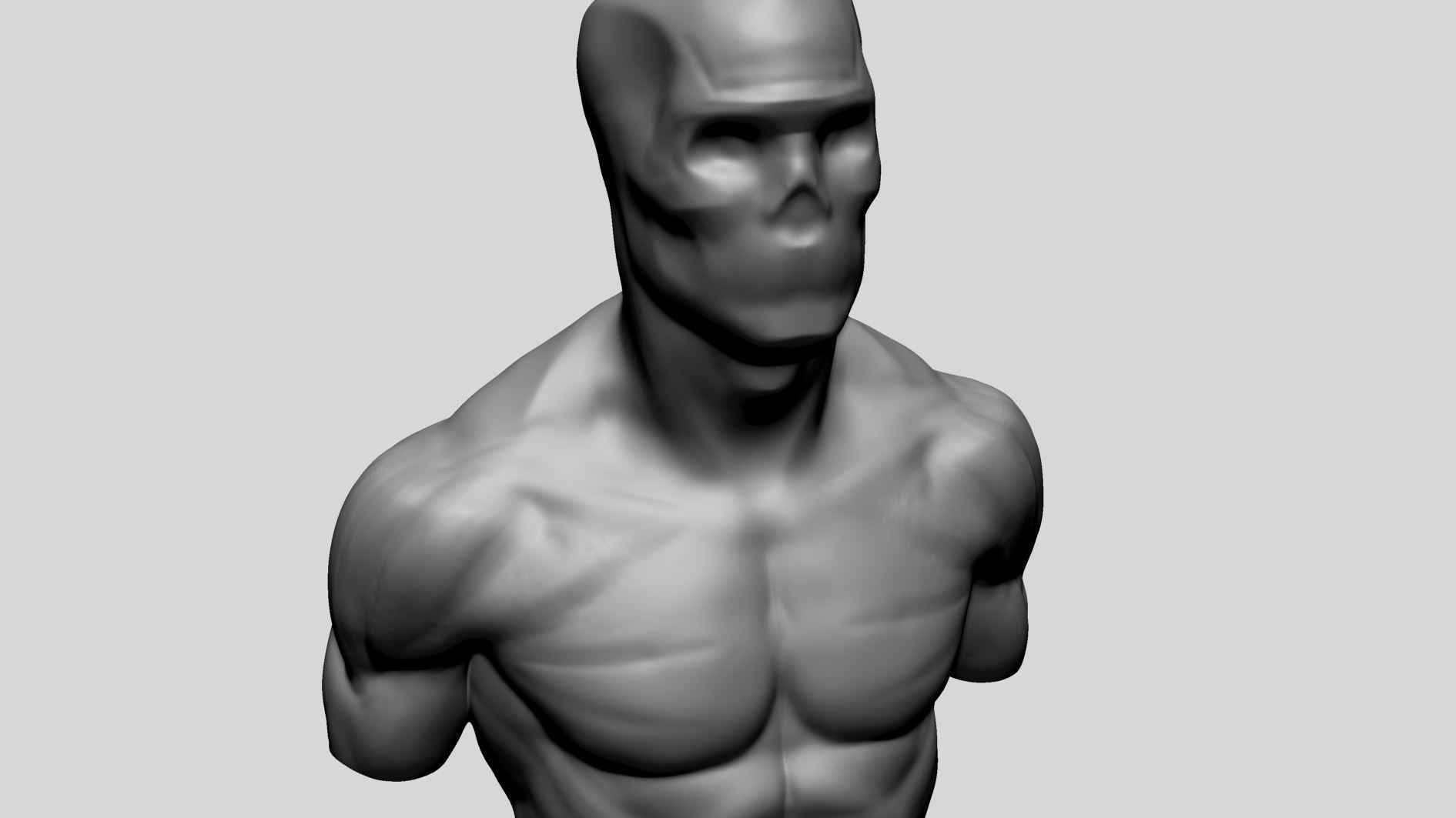 Male Upper Body for 3DPrint 3D print model_10