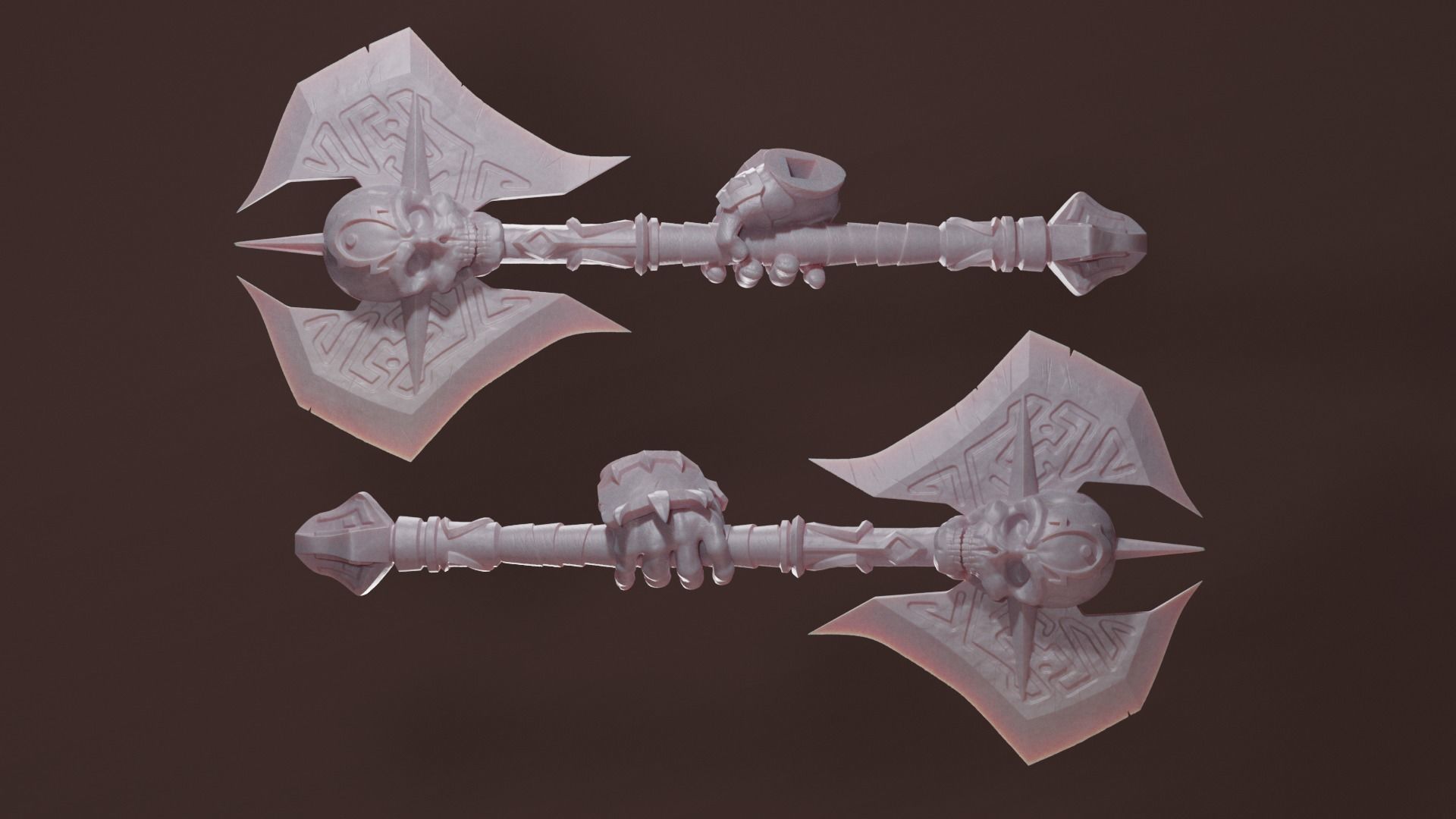 Warrior Orc Warlord Battlegear 3D print model_10