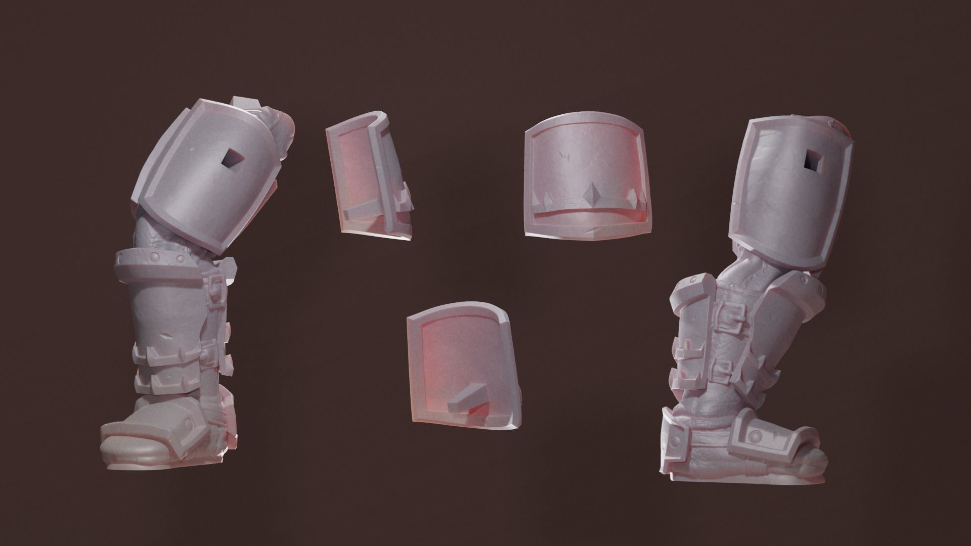 Warrior Orc Warlord Battlegear 3D print model_11