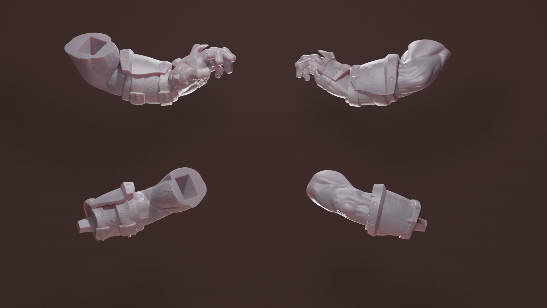 Warrior Orc Warlord Battlegear 3D print model_6