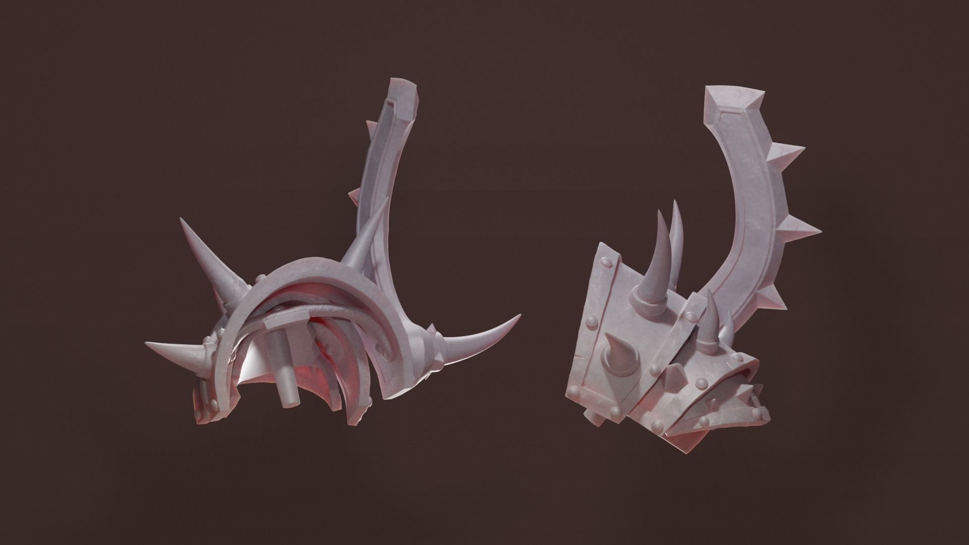 Warrior Orc Warlord Battlegear 3D print model_7