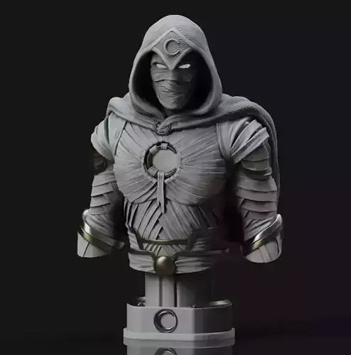 Moon Knight Bust 3d printable model printable