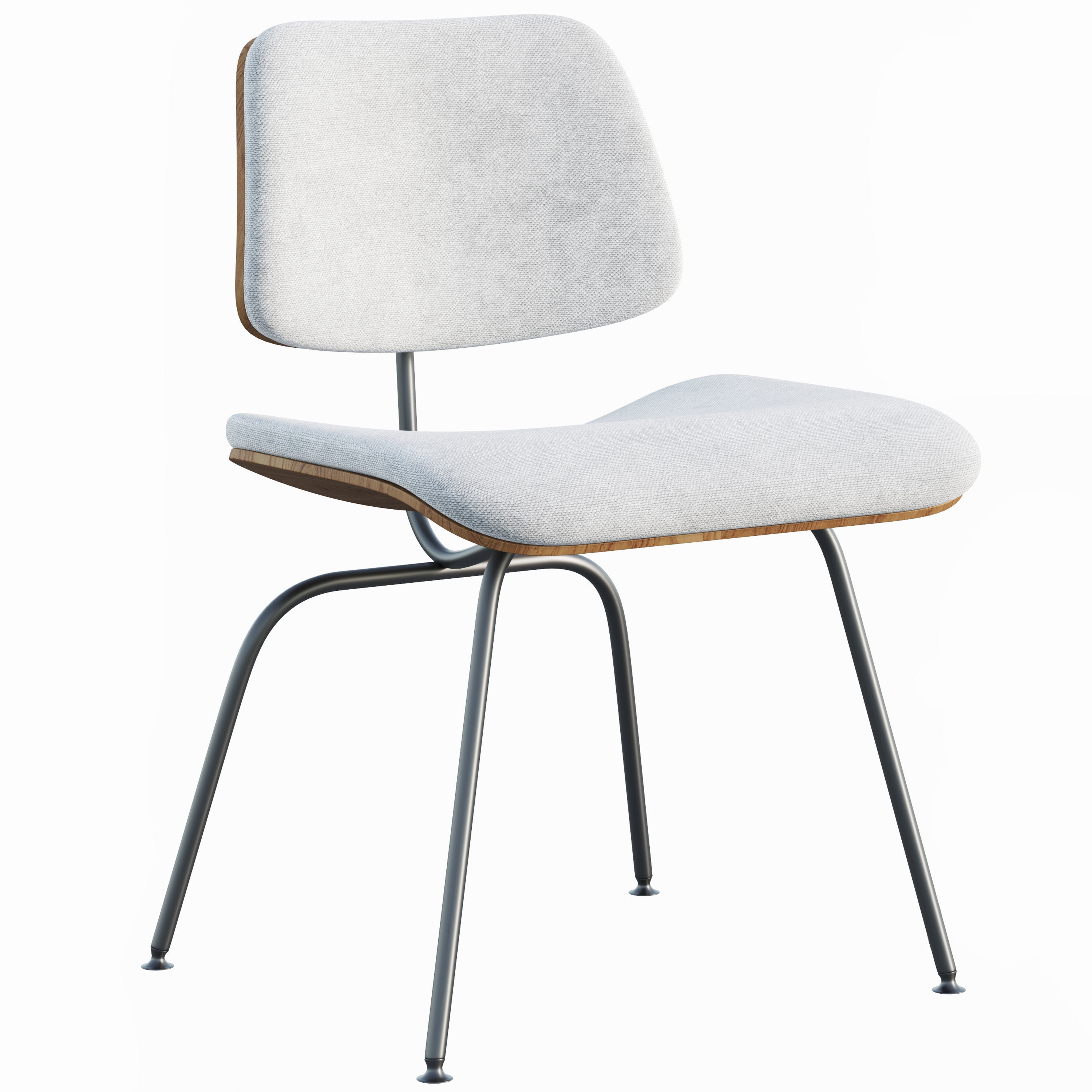 Eames Molded Plywood Dining Chair 3D model_1