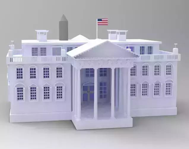The White House Washington 3D print model