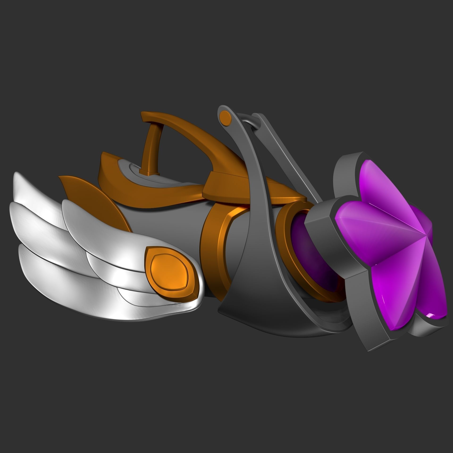 Jinx Star Guardian Minigun - Real Size model 3D print model_2