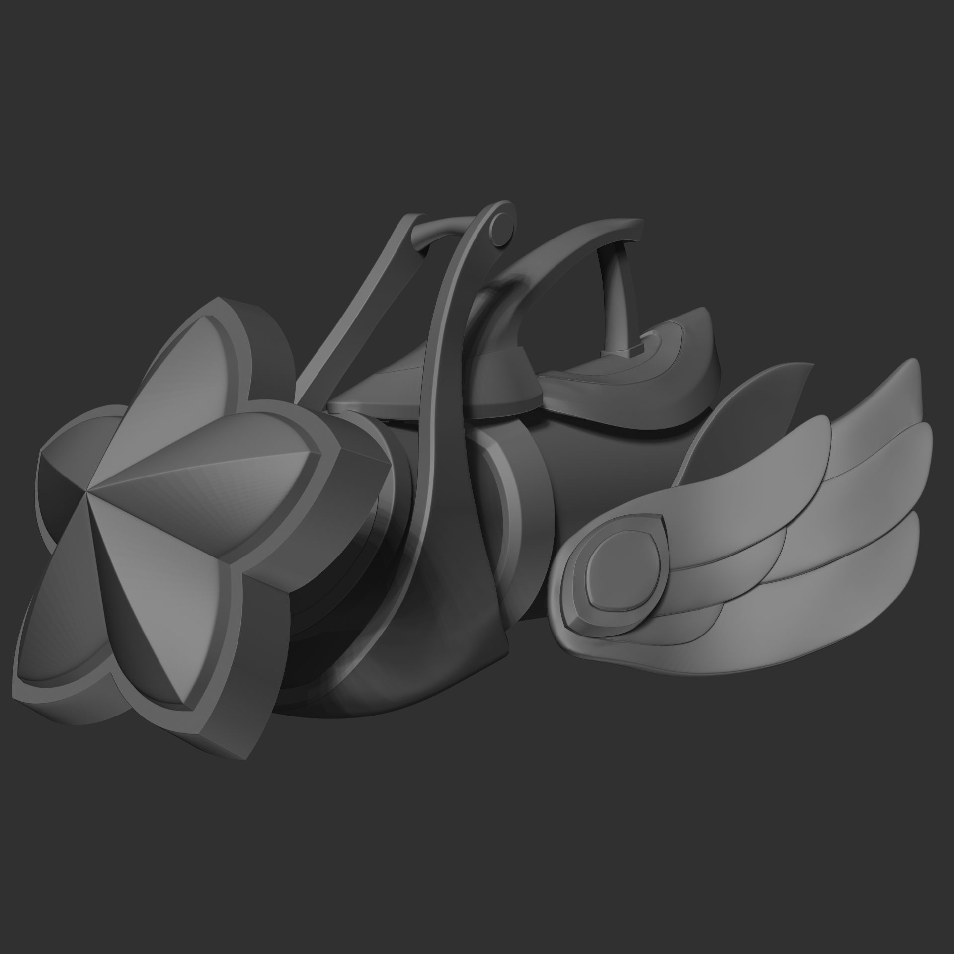 Jinx Star Guardian Minigun - Real Size model 3D print model_7