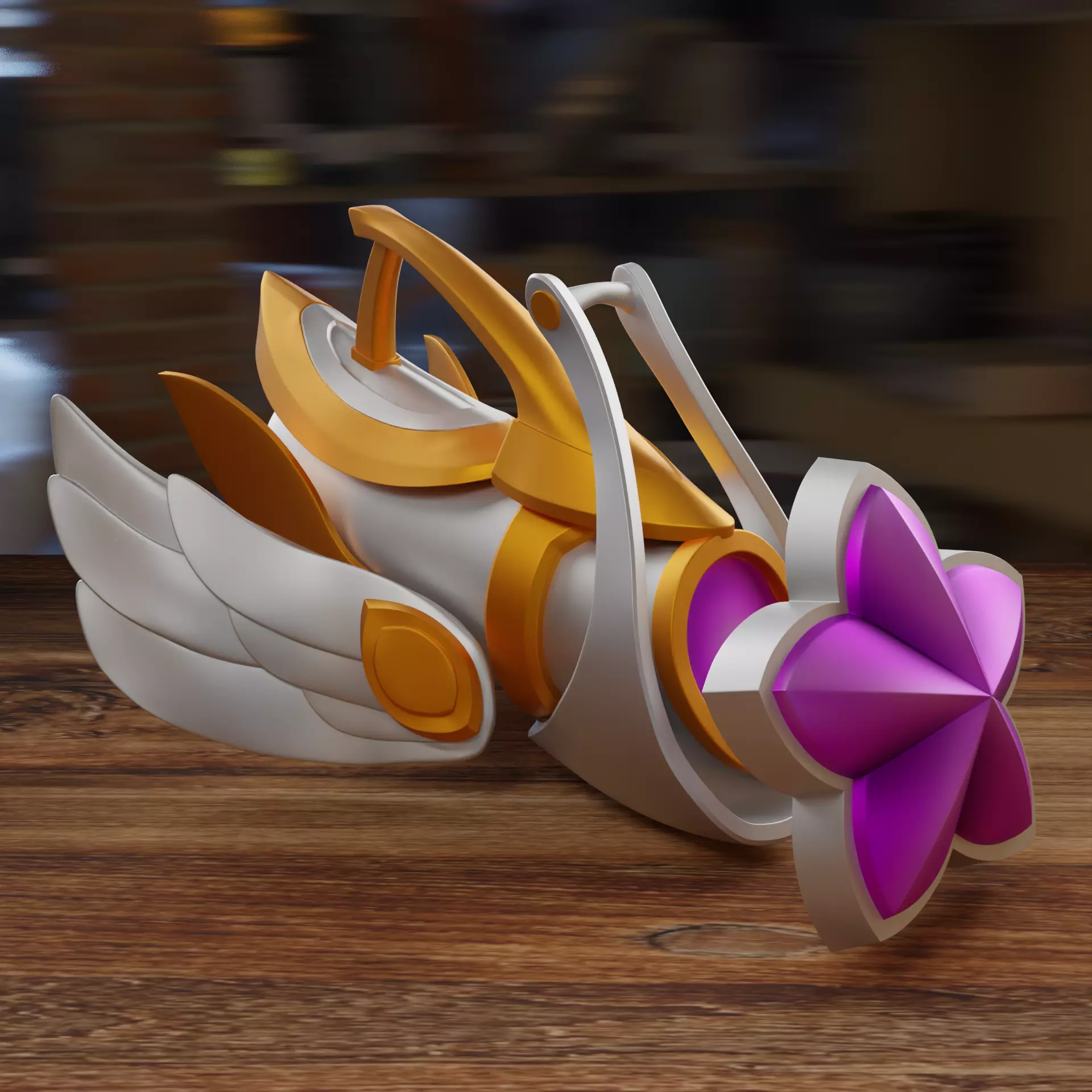 Jinx Star Guardian Minigun - Real Size model 3D print model_0