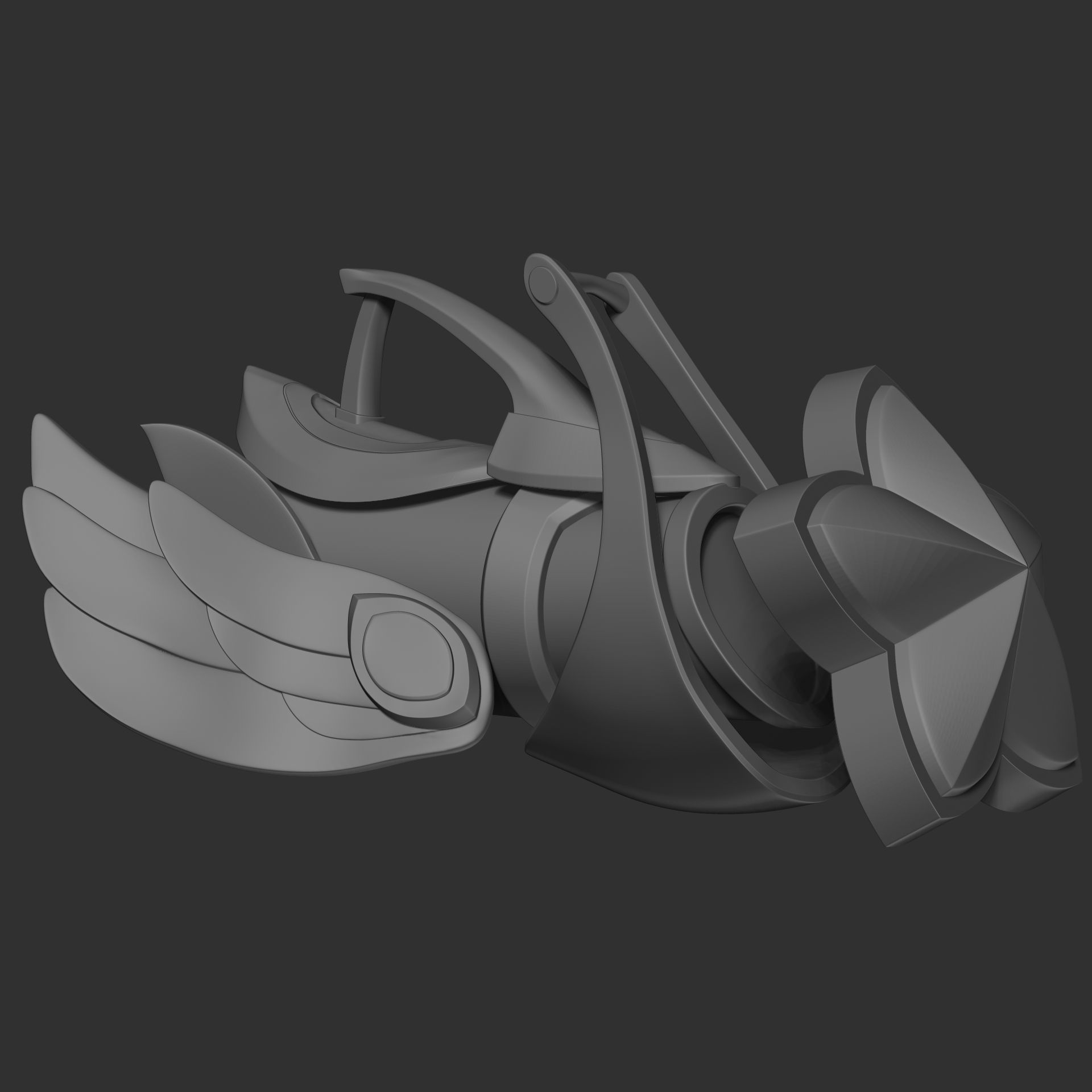 Jinx Star Guardian Minigun - Real Size model 3D print model_6