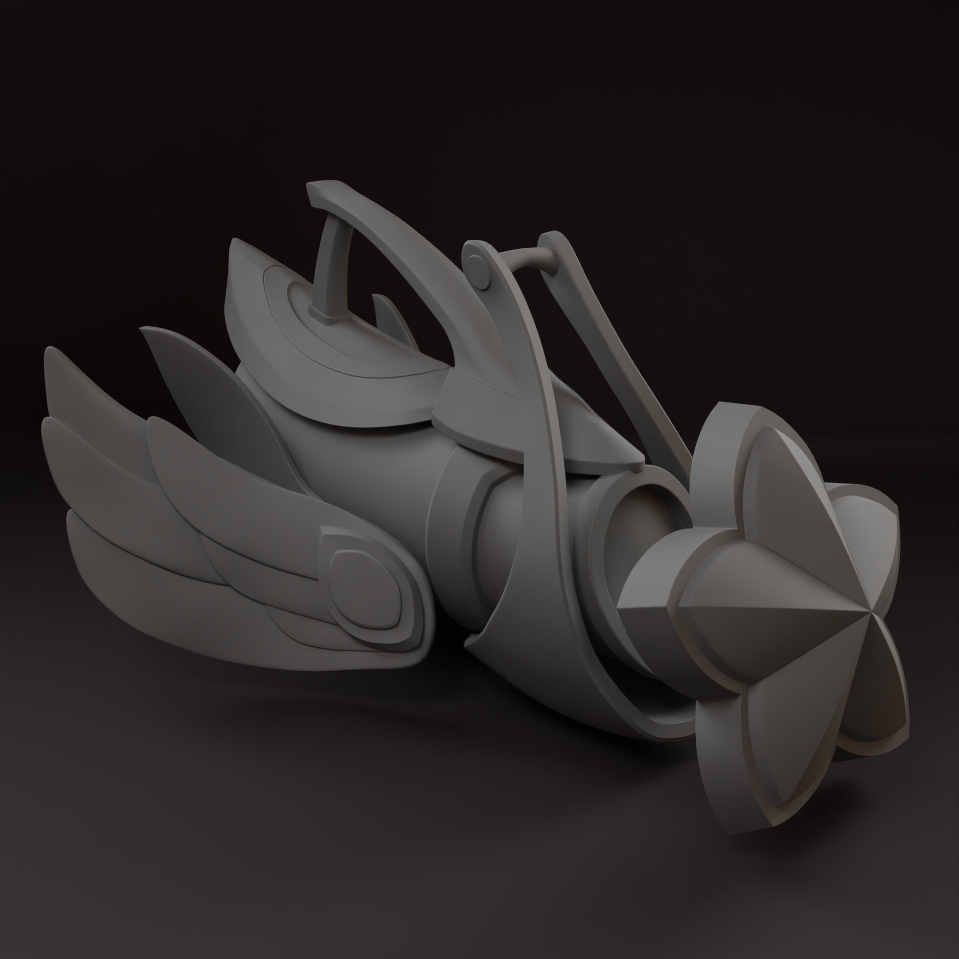 Jinx Star Guardian Minigun - Real Size model 3D print model_1