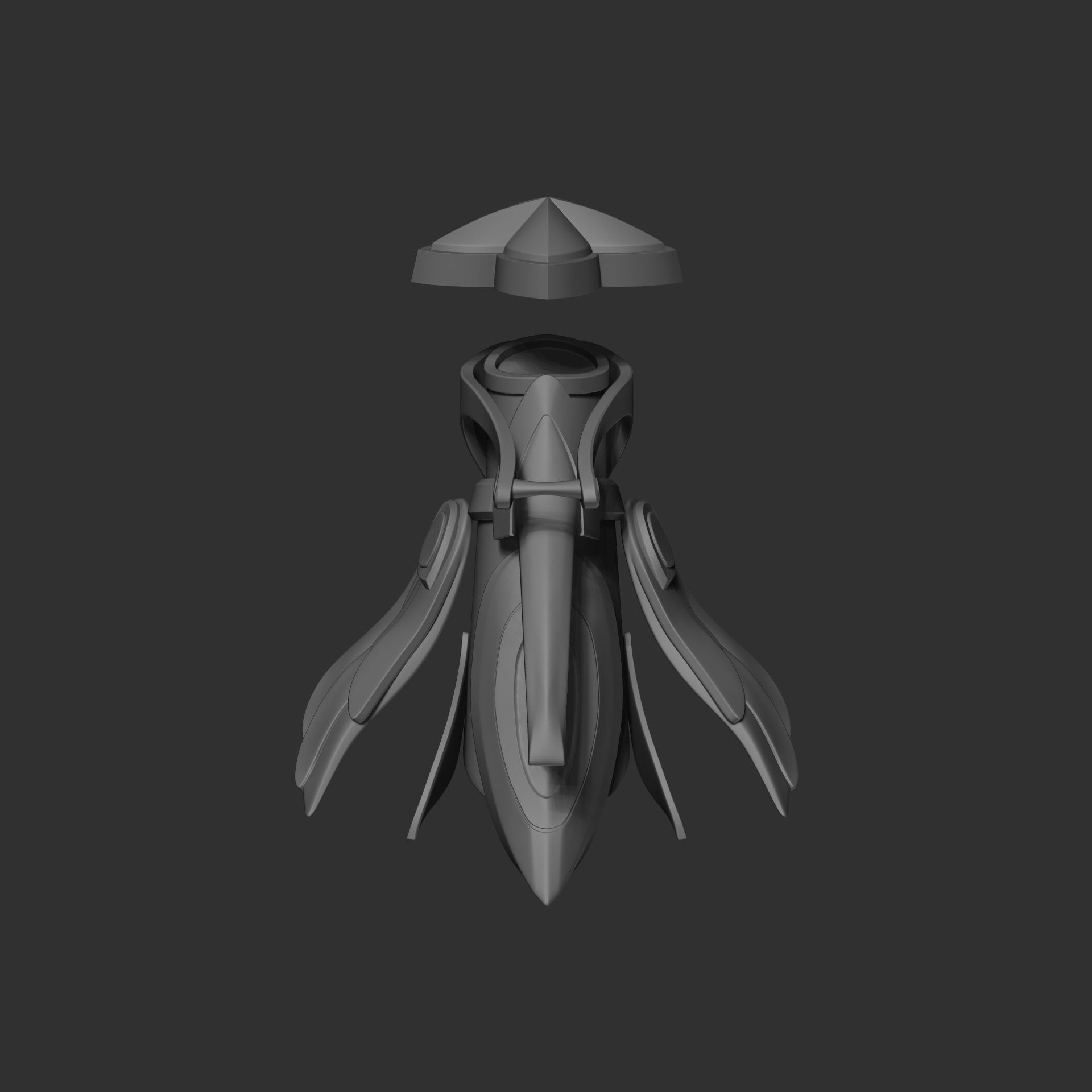 Jinx Star Guardian Minigun - Real Size model 3D print model_9