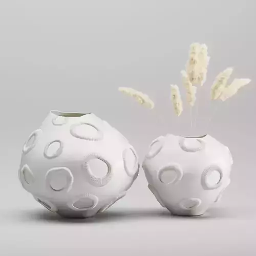 Vase Set 04-FOS FOSSILIA Moonstone