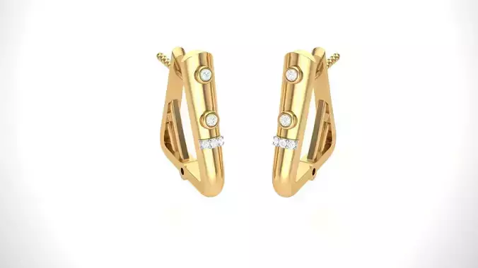 Hoops - Huggies Earrings - 6