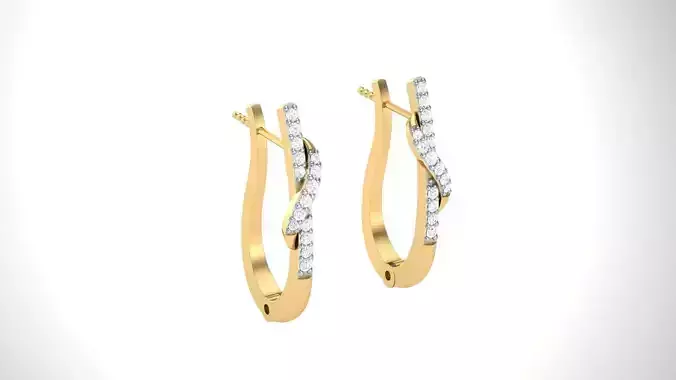 Hoops - Huggies Earrings - 4