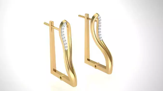 Hoops - Huggies Earrings - 22