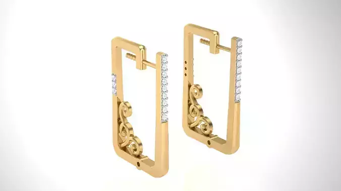 Hoops - Huggies Earrings - 21