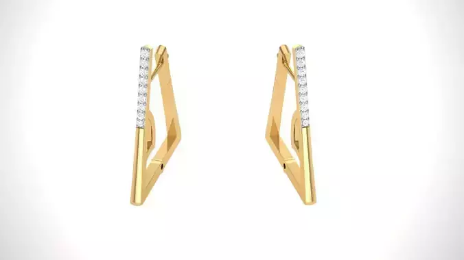 Hoops - Huggies Earrings - 2